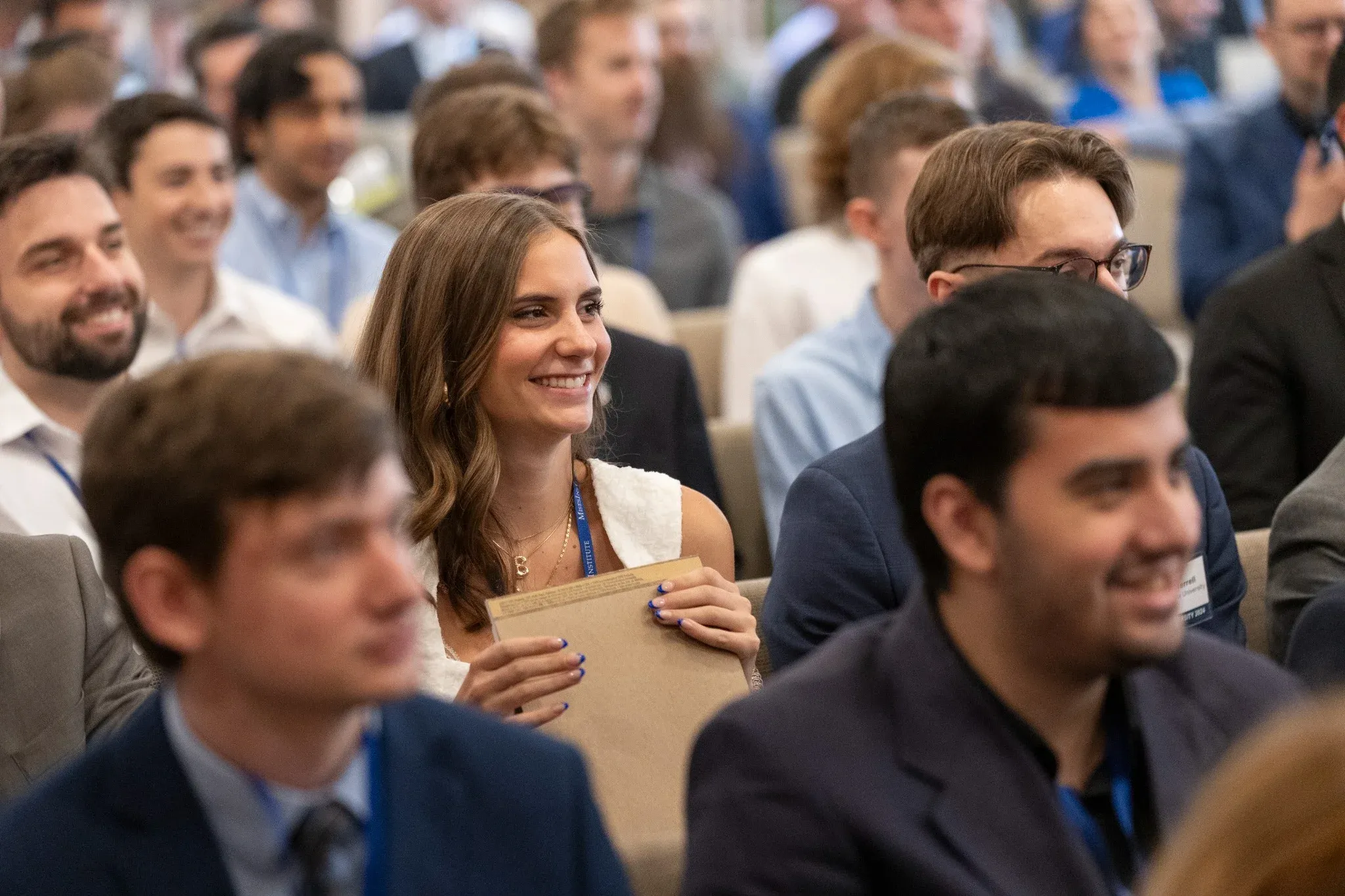 Students enjoying a lecture